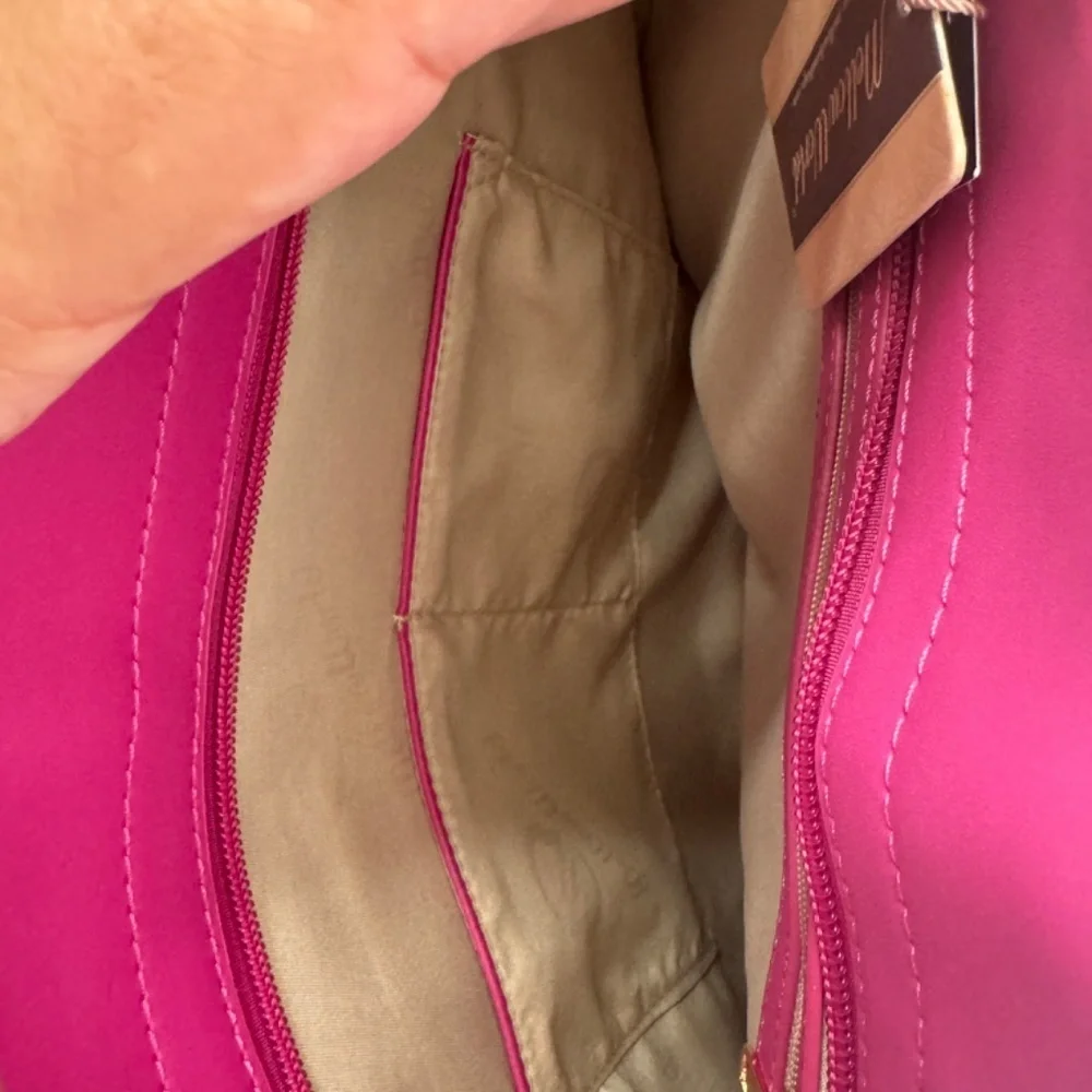NWT Mellow World Vegan PETA Approved O Ring Tote Bag Quentina Pink